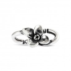 «Квітка» подвійна срібна ланка