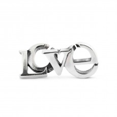 «Любовь» двойное серебряное звено